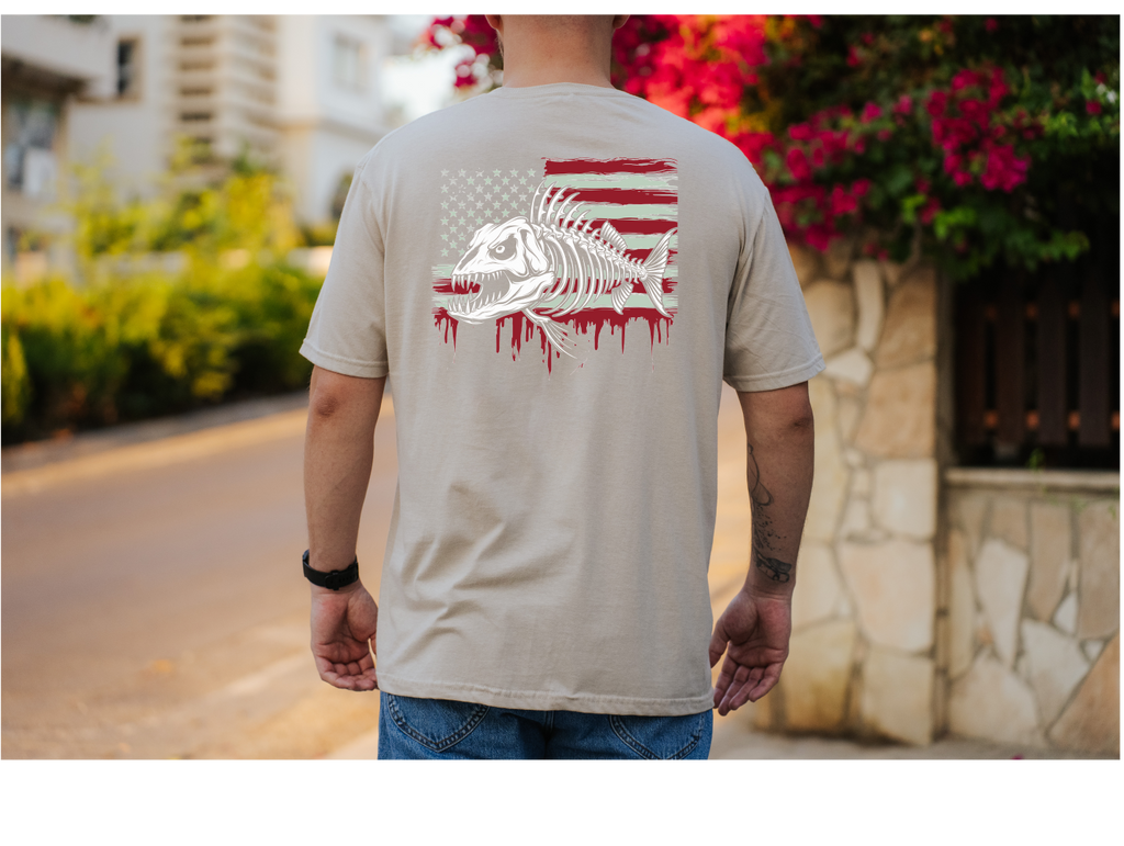 Skeleton Fish Flag image 2