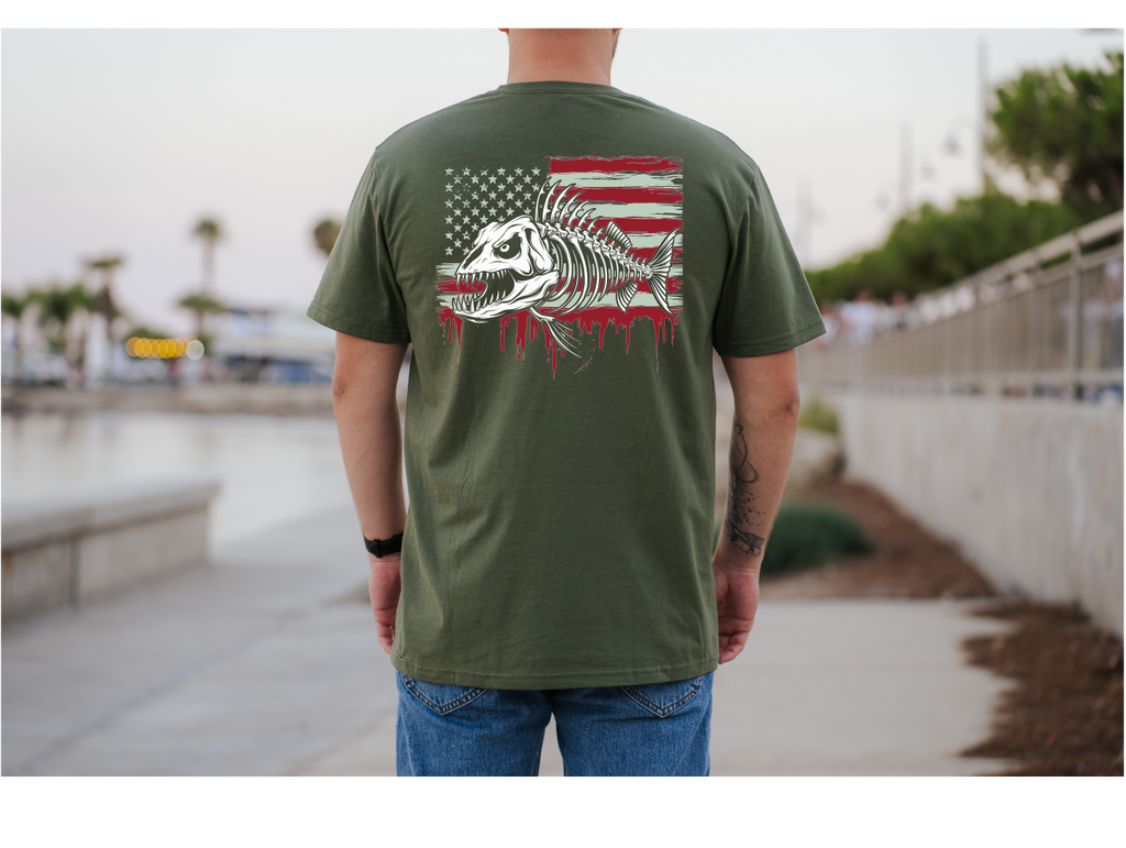 Skeleton Fish Flag image 1