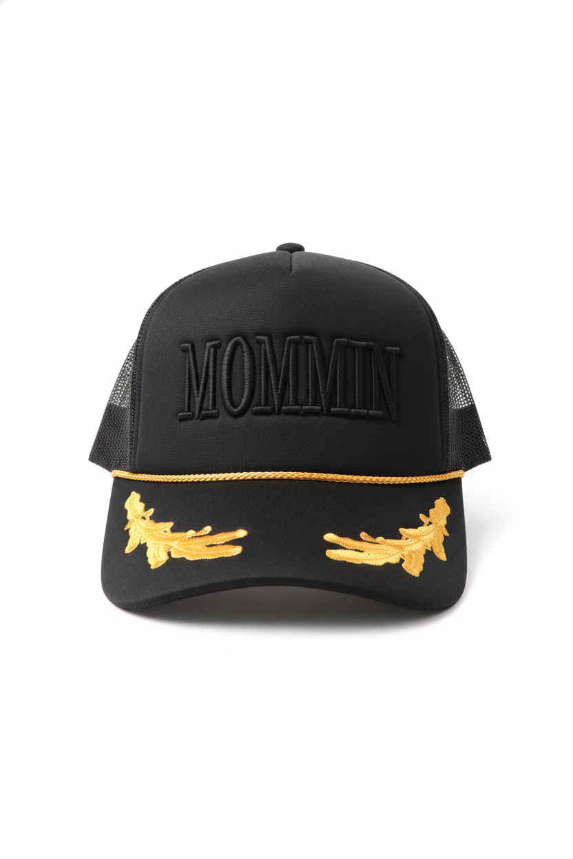Embroidered OTTO Blackout MOMMIN' Hat