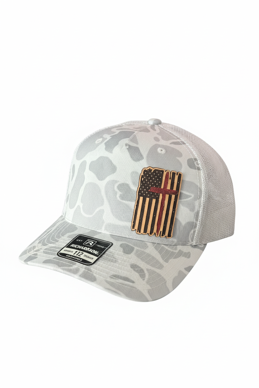 Richardson 112 White Duck Camo