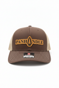 Richardson 112 Brown/Khaki Leather Patch