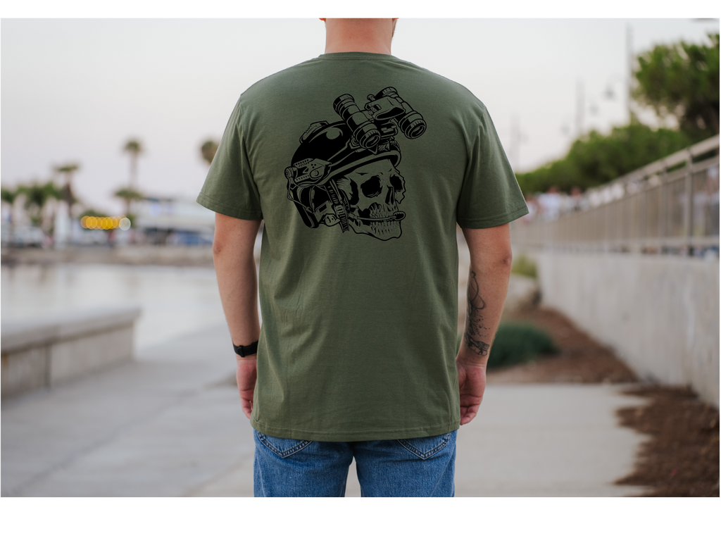 Military Skull T
